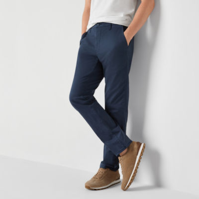 mutual weave Stretch Mens Slim Fit Flat Front Pant