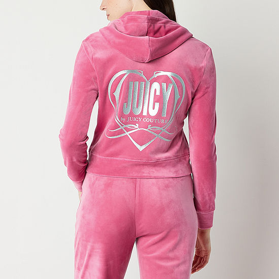 Juicy By Juicy Couture Lightweight Track Jacket, Color: Preppy Pink ...