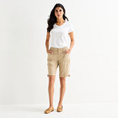 STREET-ONE Bermuda pour femmes en Marron - YULIUS | STREET-ONE