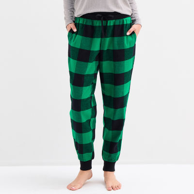 Sleep Chic Jogger Womens Flannel Pajama Pants
