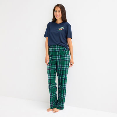 North Pole Trading Co. Sleigh Bells Ring Unisex Adult Crew Neck Short Sleeve Matching Family Pajama Top