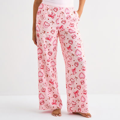 Arizona Body Womens Flannel Juniors Pajama Pants