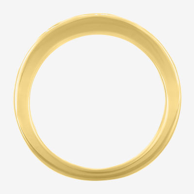 G-H / Si2-I1 Womens 5MM 1/10 CT. T.W. Lab Grown White Diamond 14K Gold Over Silver Heart Band