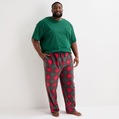 St. John's Bay Mens Microfleece Big and Tall Pajama Pants
