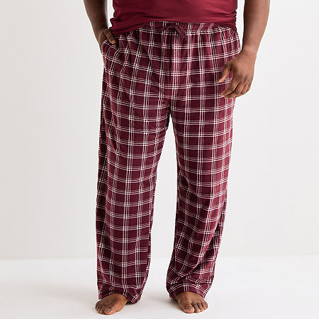 St. John's Bay Mens Microfleece Big And Tall Pajama Pants In Multi