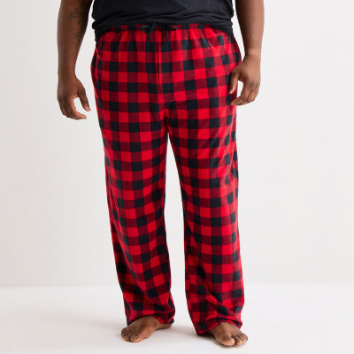 St. John's Bay Mens Big and Tall Microfleece Pajama Pants