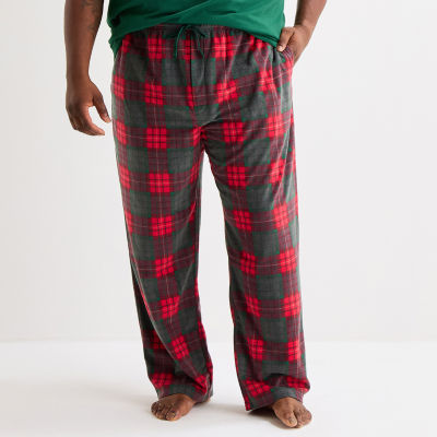 St. John's Bay Mens Microfleece Big and Tall Pajama Pants