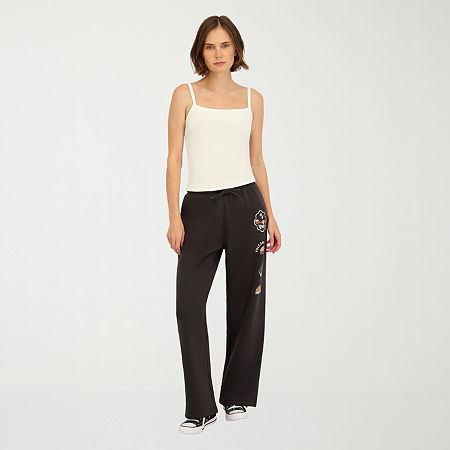 Volcom Womens Juniors Mid Rise Sweatpant In Brown