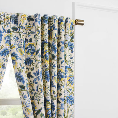 Waverly Imperial Rod Pocket Light-Filtering Single Curtain Panel
