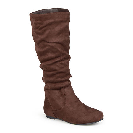 Journee Collection Womens Rebecca Slouch Boots, 9 Medium, Brown