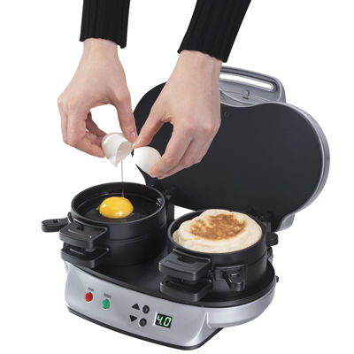 Hamilton Beach® Dual Breakfast Sandwich Maker