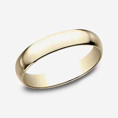 4mm 10K Gold Wedding Band
