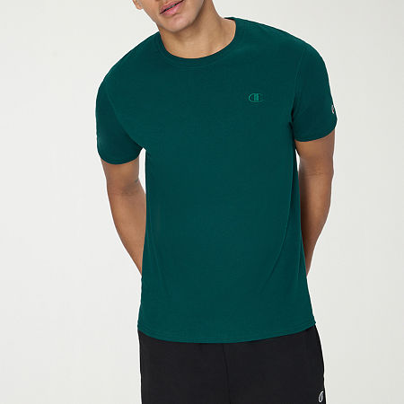 Champion Mens Crew Neck Short Sleeve T-Shirt, Xx-large, Green