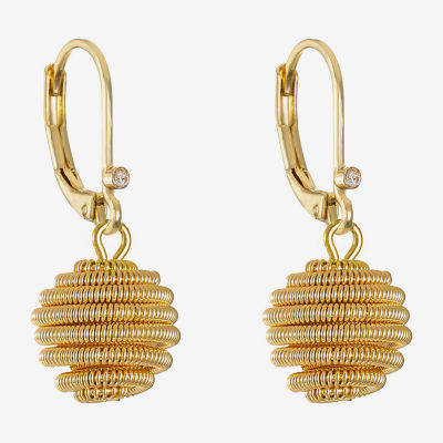 Monet Jewelry Womens Round Drop Earrings