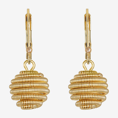 Monet Jewelry Womens Round Drop Earrings