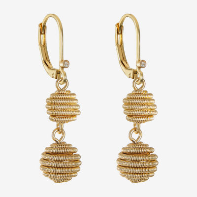 Monet Jewelry Womens Round Drop Earrings