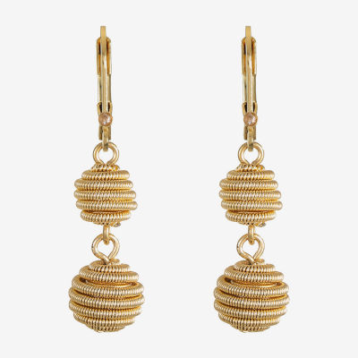 Monet Jewelry Womens Round Drop Earrings