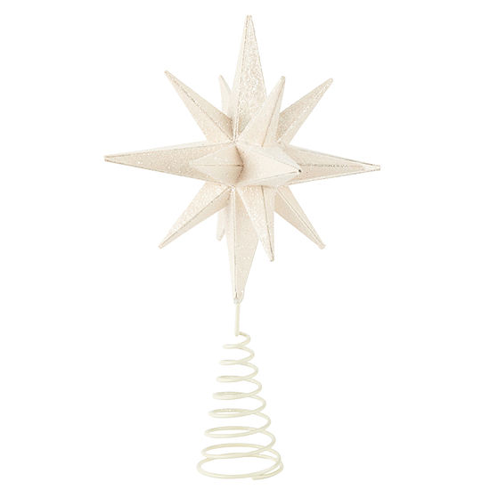 North Pole Trading Co. Modern Star Christmas Tree Topper