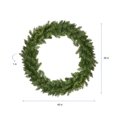 Eastern Pine Artificial Christmas Wreath - 48-Inch  Unlit