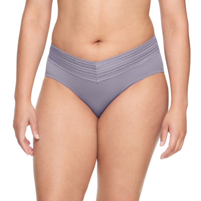 Warners® No Pinching, No Problems® Dig-Free Comfort Waist with Lace Microfiber Hipster 5609J
