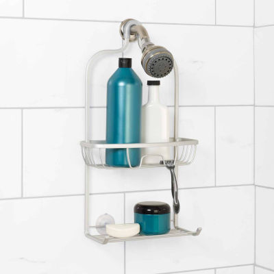 Zenna Home Never Rust Aluminum Over The Shower Caddy
