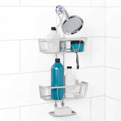 Zenna Home Never Rust Aluminum Adjustable Shower Caddy