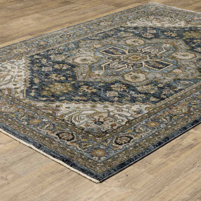 Covington Home Adeline Oriental Medallion Indoor Rectangular Area Rug