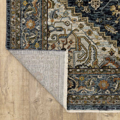 Covington Home Adeline Oriental Medallion Indoor Rectangular Area Rug