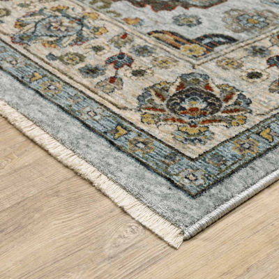 Covington Home Adeline Traditional Medallion 27"X90" Indoor Rectangular Runner