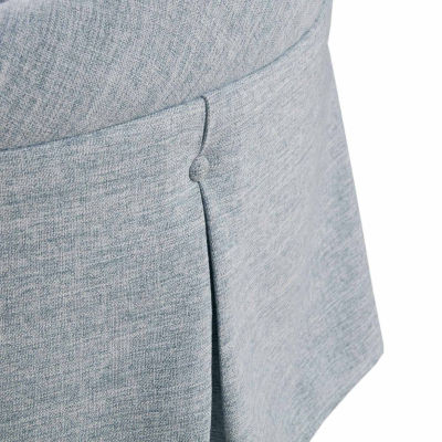 Martha Stewart Terri Tufted Upholstered Ottoman