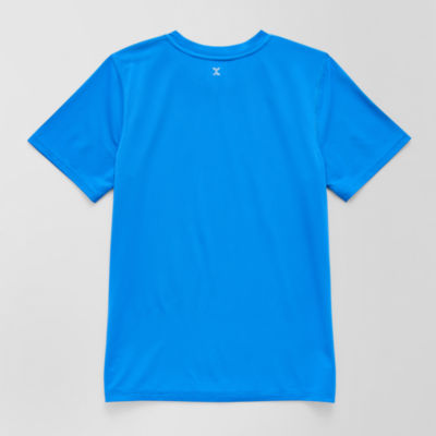 Xersion Performance Little & Big Kid Boys Crew Neck Short Sleeve Active T-Shirt