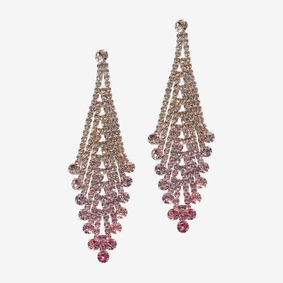 Bijoux Bar Gold Tone Womens Drop Earrings