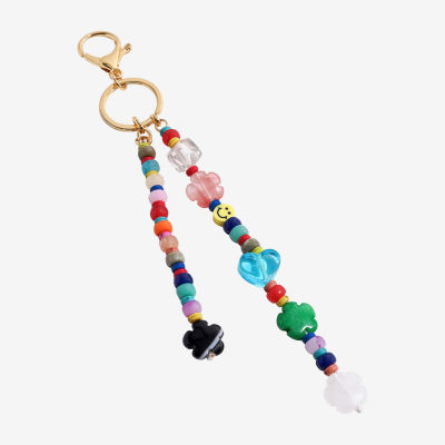 Arizona Gold Tone Flower Heart Bag Charm