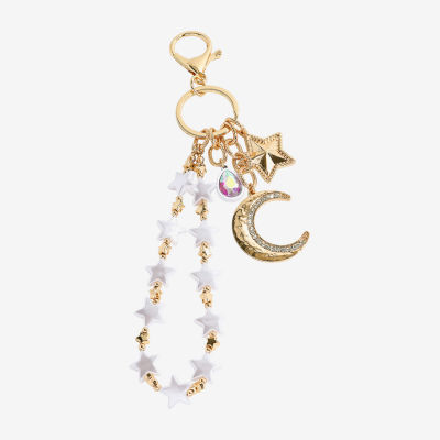 Arizona Gold Tone Moon Star Bag Charm