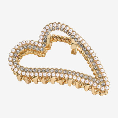 Bijoux Bar Gold Tone Heart Hair Clip