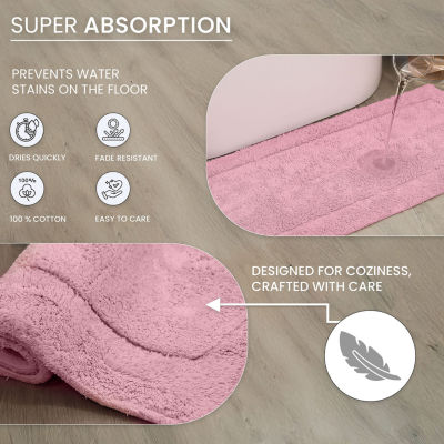 Home Weavers Inc Waterford Quick Dry 20X20 Inch Bath Rug