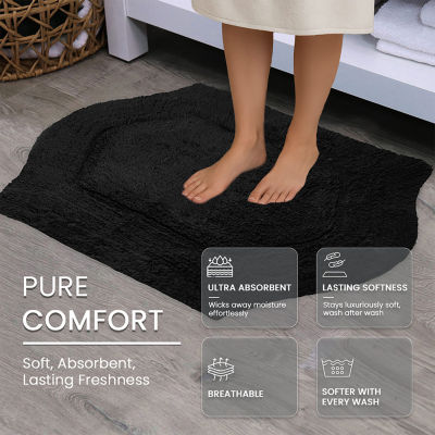 Home Weavers Inc Waterford Quick Dry 21X34 Inch Bath Rug