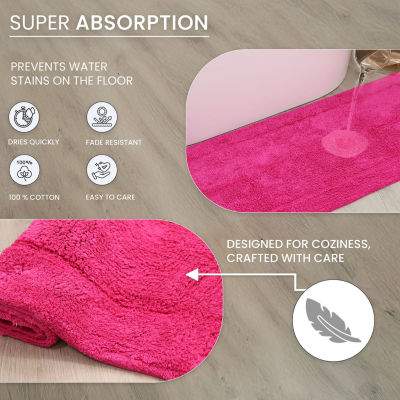 Home Weavers Inc Waterford Quick Dry 22X60 Inch Bath Rug