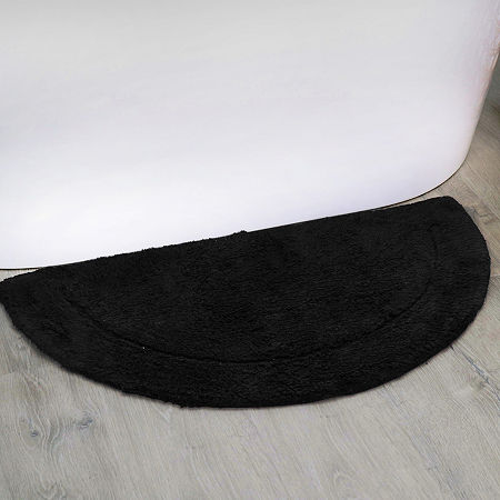 Home Weavers Inc Waterford Quick Dry Bath Rug In Black