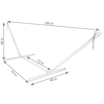 Sunnydaze® Patio Collection 15-Foot Hammock Stand