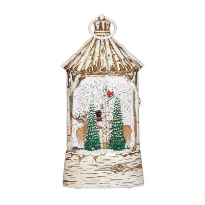 Roman 10"H Lighted Swirl Igloo With Polar Bears Christmas Tabletop Decor