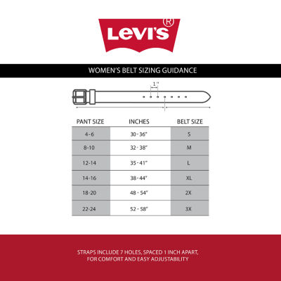 Levi's Slight Bevel Core Womens Belt