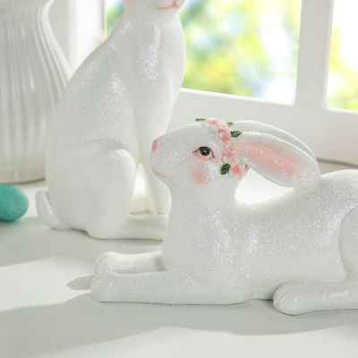 Tabletop Dottie Fancy Cup St/2 Dolomite Easter Beverage Bunny Chick A5076, Size: 5.25 H x 5 W x 3.75 D