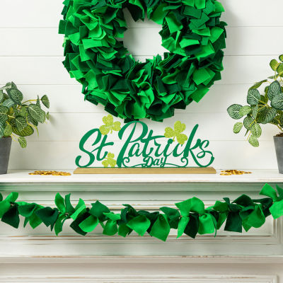 Glitzhome Metal St. Patricks Day Tabletop Decor