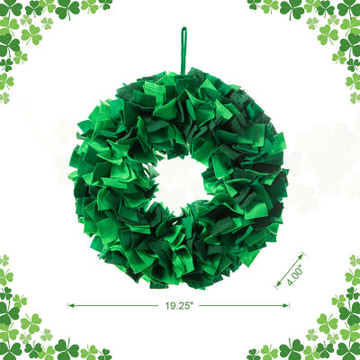 Glitzhome Shamrock Berry Wreath