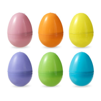 Glitzhome -pc. Plastic Fillable Easter Eggs