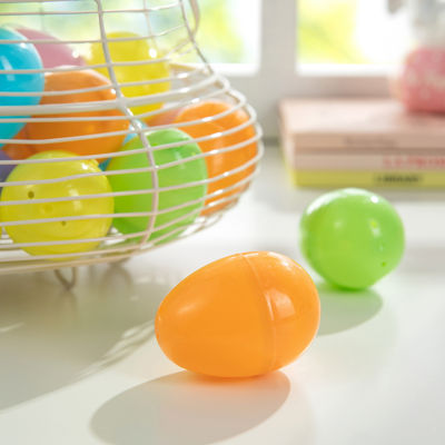 Glitzhome -pc. Plastic Fillable Easter Eggs