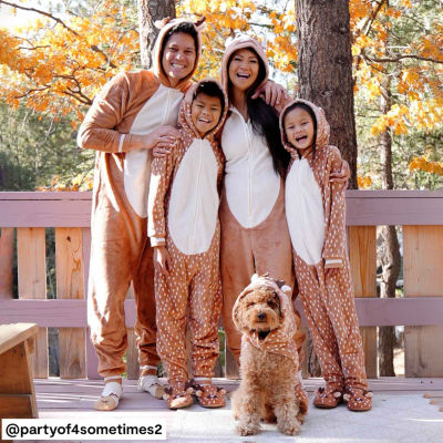 Reindeer Family Matching Family Pajamas