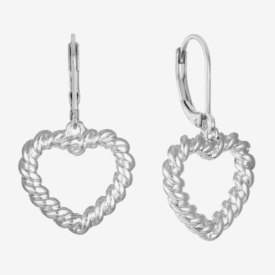 Monet Jewelry Heart Drop Earrings