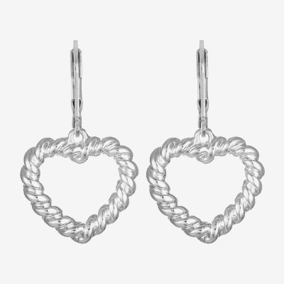 Monet Jewelry Heart Drop Earrings